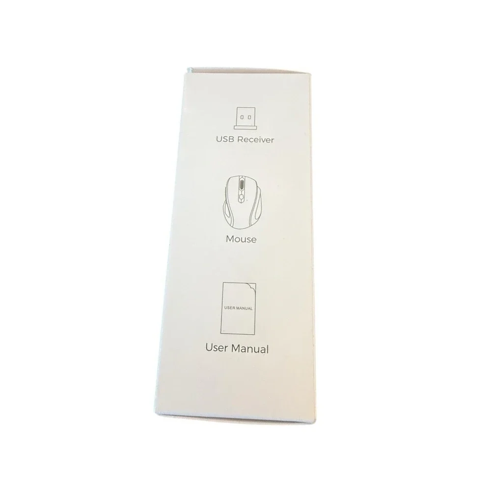 Wireless Mouse Black Ergonomic Computer Mouse with Adjustable DPI‎